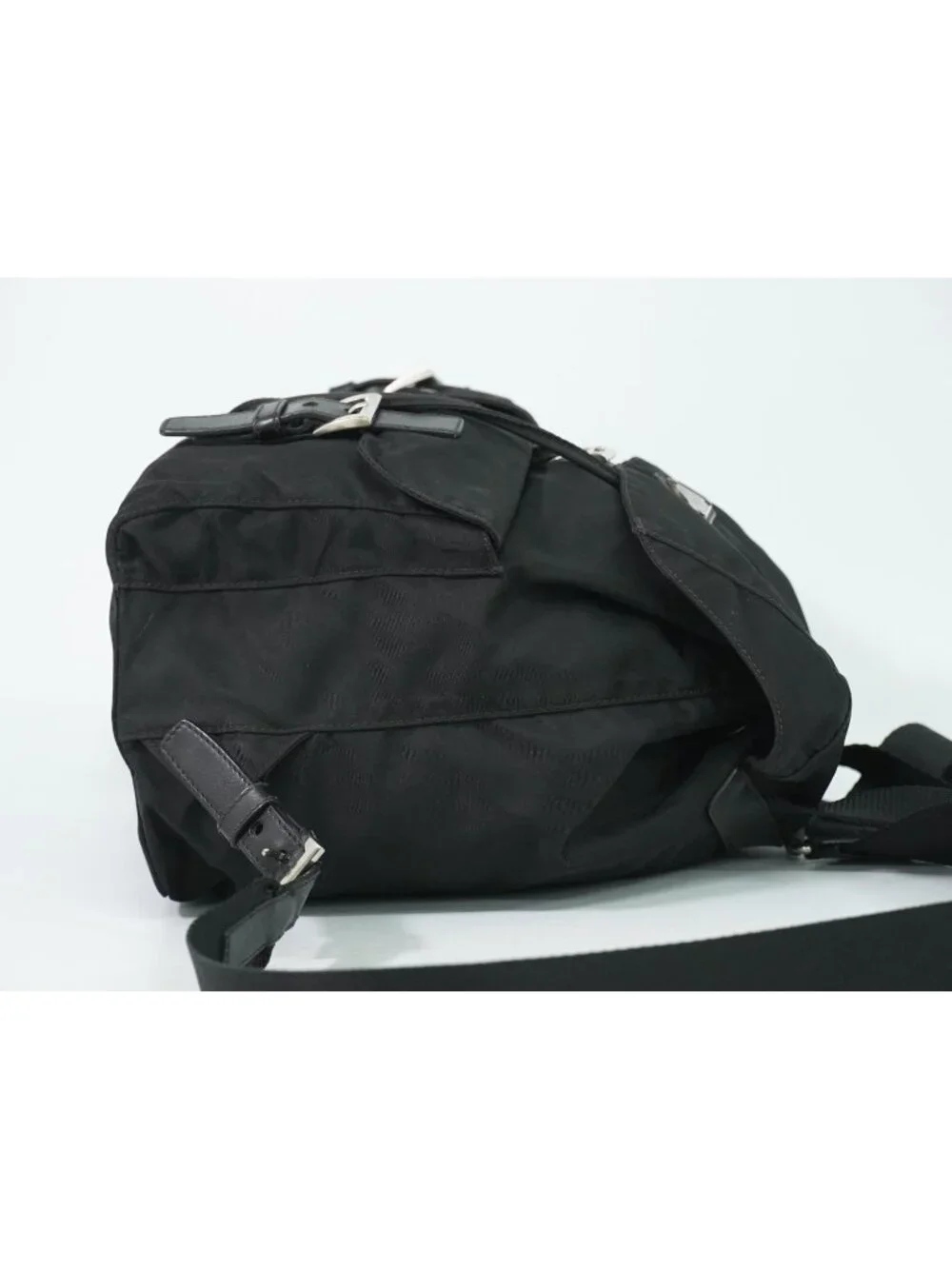 Prada Vela Backpack Nylon Black